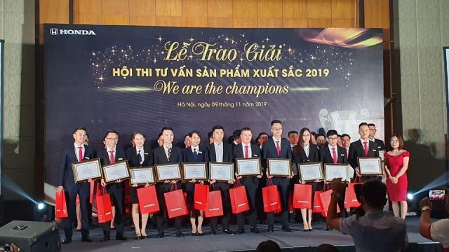 Honda Ô tô Bắc Giang - Dĩnh Kế vinh dự lọt Top 15 trong hội thi tư vấn sản phẩm xuất sắc toàn quốc 2019