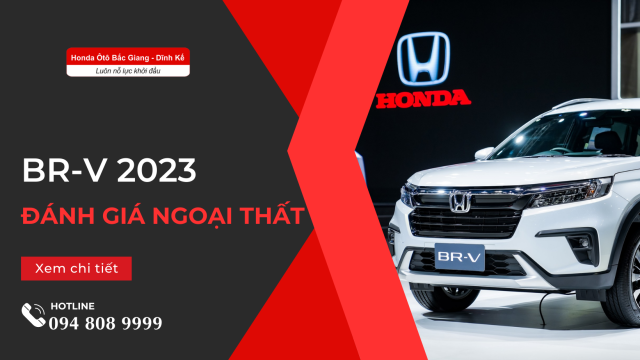 Đánh giá ngoại thất Honda BR-V 2023