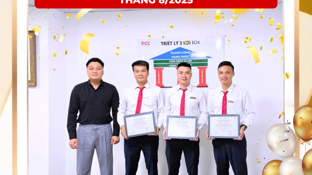 VINH DANH TƯ VẤN BÁN HÀNG XUẤT SẮC (THÁNG 08/2025)