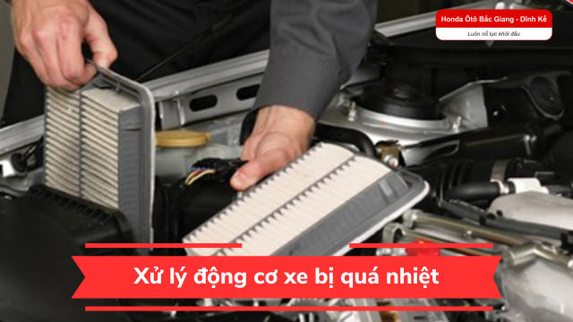 Cách xử lý xe ô tô bị nóng máy