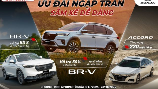 Ưu đãi ngập tràn – Sắm xế dễ dàng | Chương trình khuyến mại tháng 10 | Honda Ô tô Bắc Giang