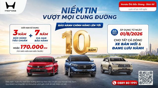 BẢO HÀNH LÊN TỚI 10 NĂM!