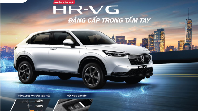 Honda Việt Nam ra mắt bổ sung Honda HR-V phiên bản G mới