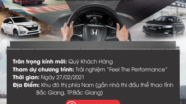 “Feel The Performance” - Cầm tay lái thử, cảm xúc chân thật