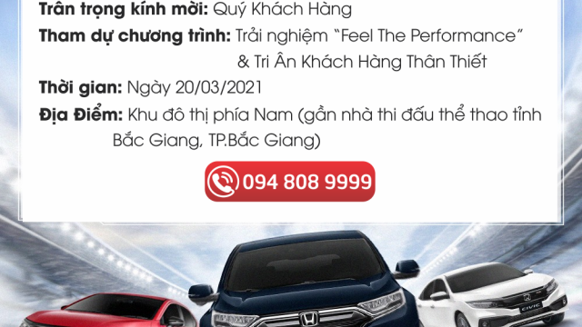 THƯ MỜI CHƯƠNG TRÌNH 