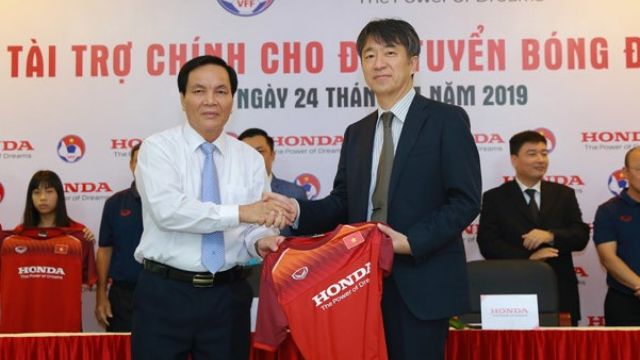 Honda tài trợ các đội tuyển quốc gia Việt Nam trong ba năm