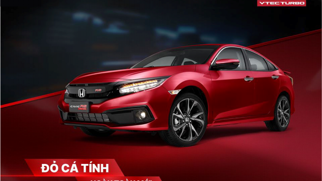 Honda Civic RS bổ sung màu mới - Đỏ cá tính - Đậm chất thể thao