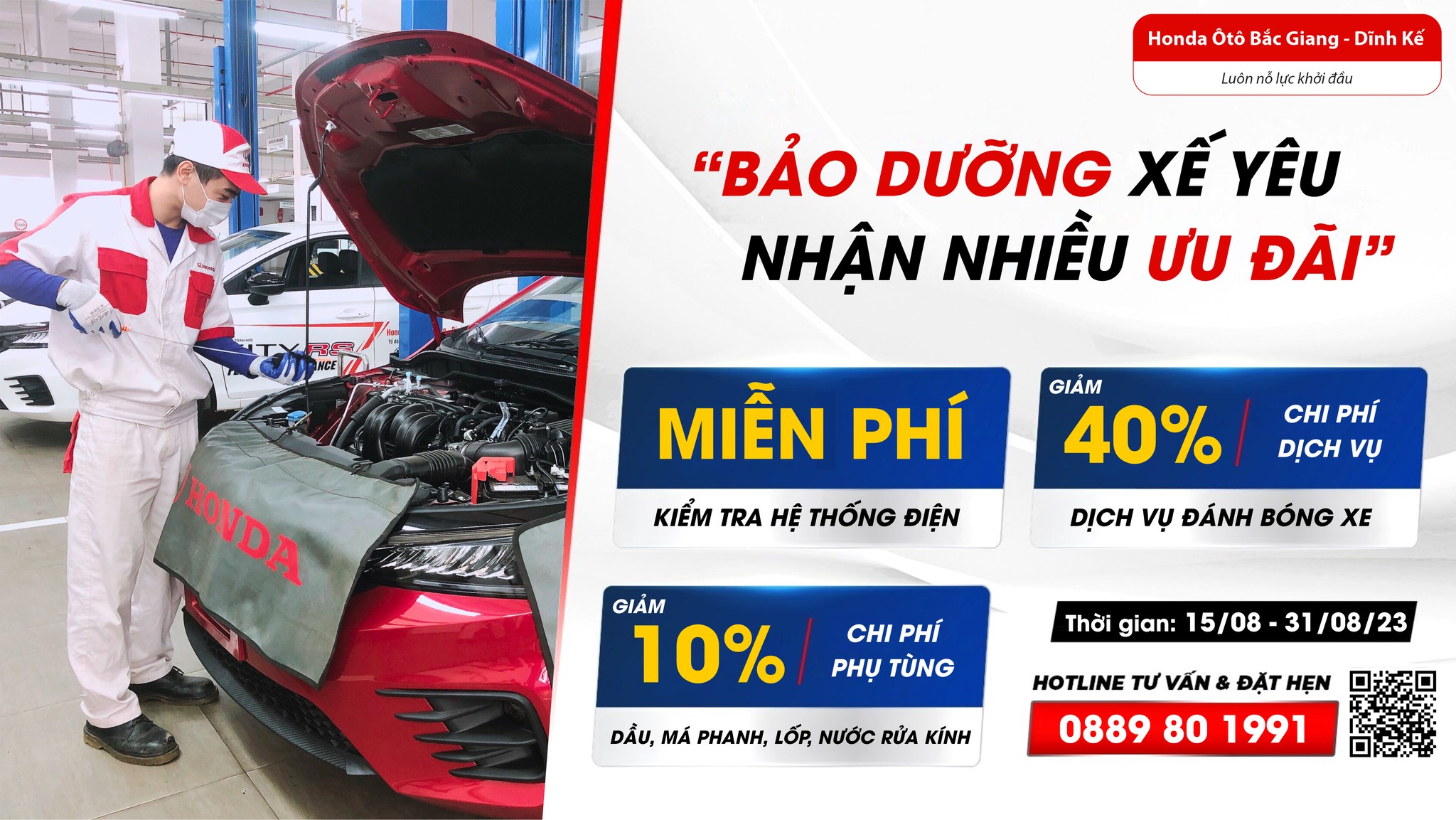 KHUYEN MẠI HONDA OTO BAC GIANG DINH KE THANG 8.2023